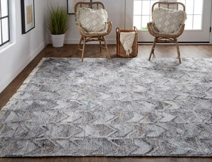 Beckett 8900813F Gray/Silver Rug - Baconco