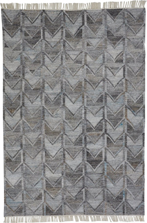 Beckett 8900813F Gray/Silver Rug - Baconco