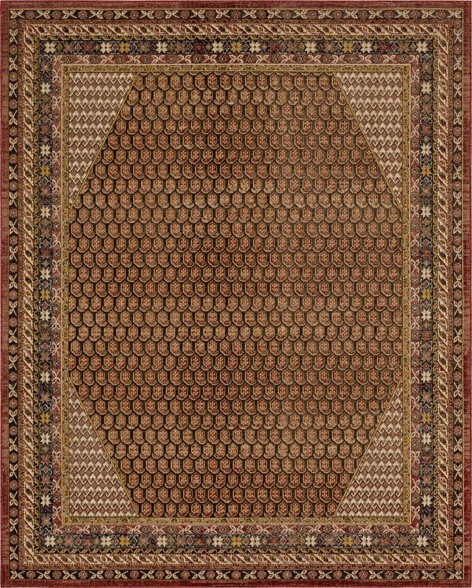 Bedouin 92601 80326 Garavalli Dusty Taupe Rug - Baconco