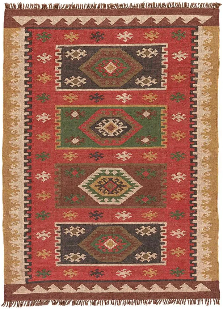 Bedouin BD04 Amman Red Rug - Baconco