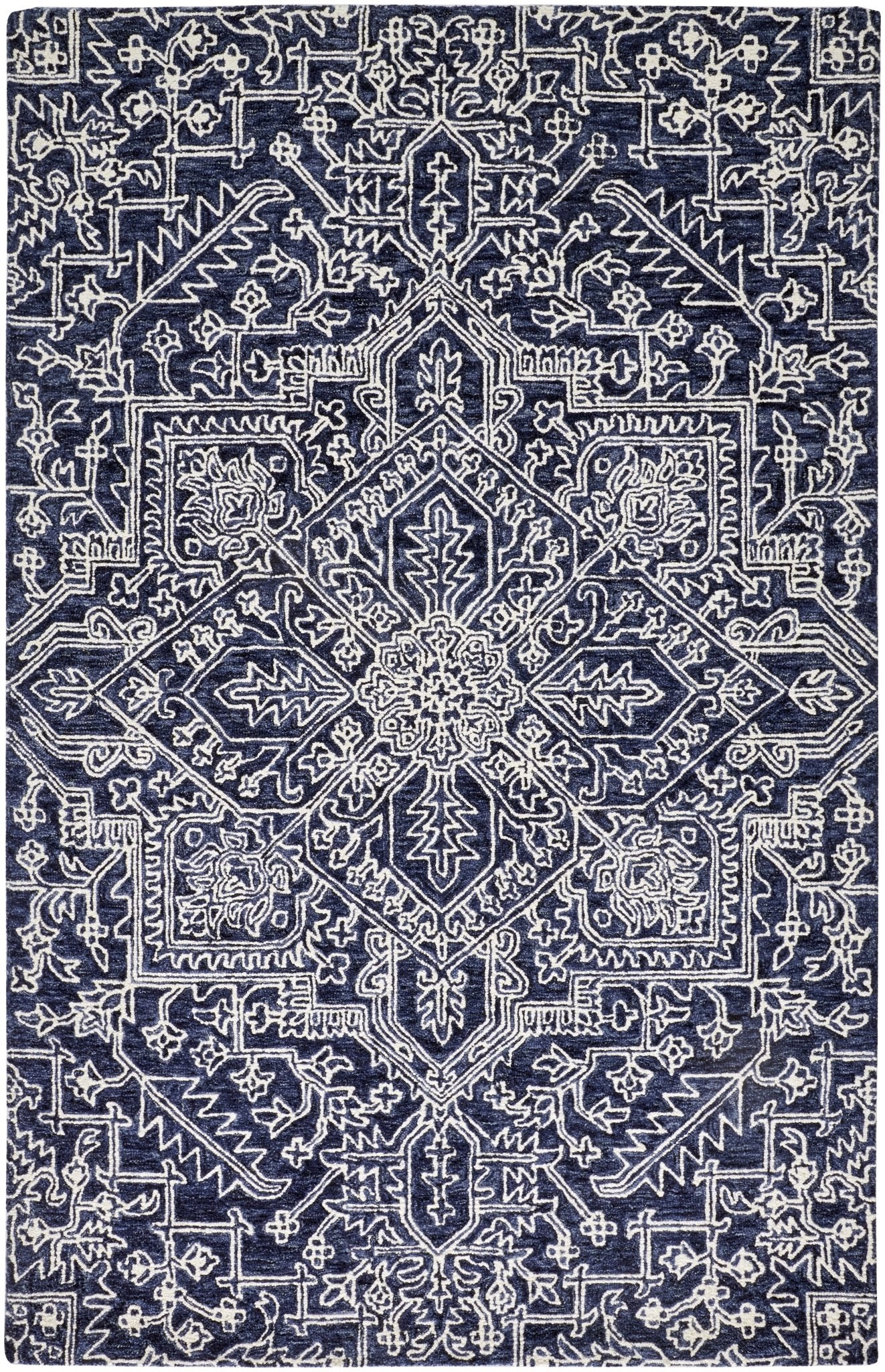 Belfort 8778F Blue/Ivory Rug - Baconco