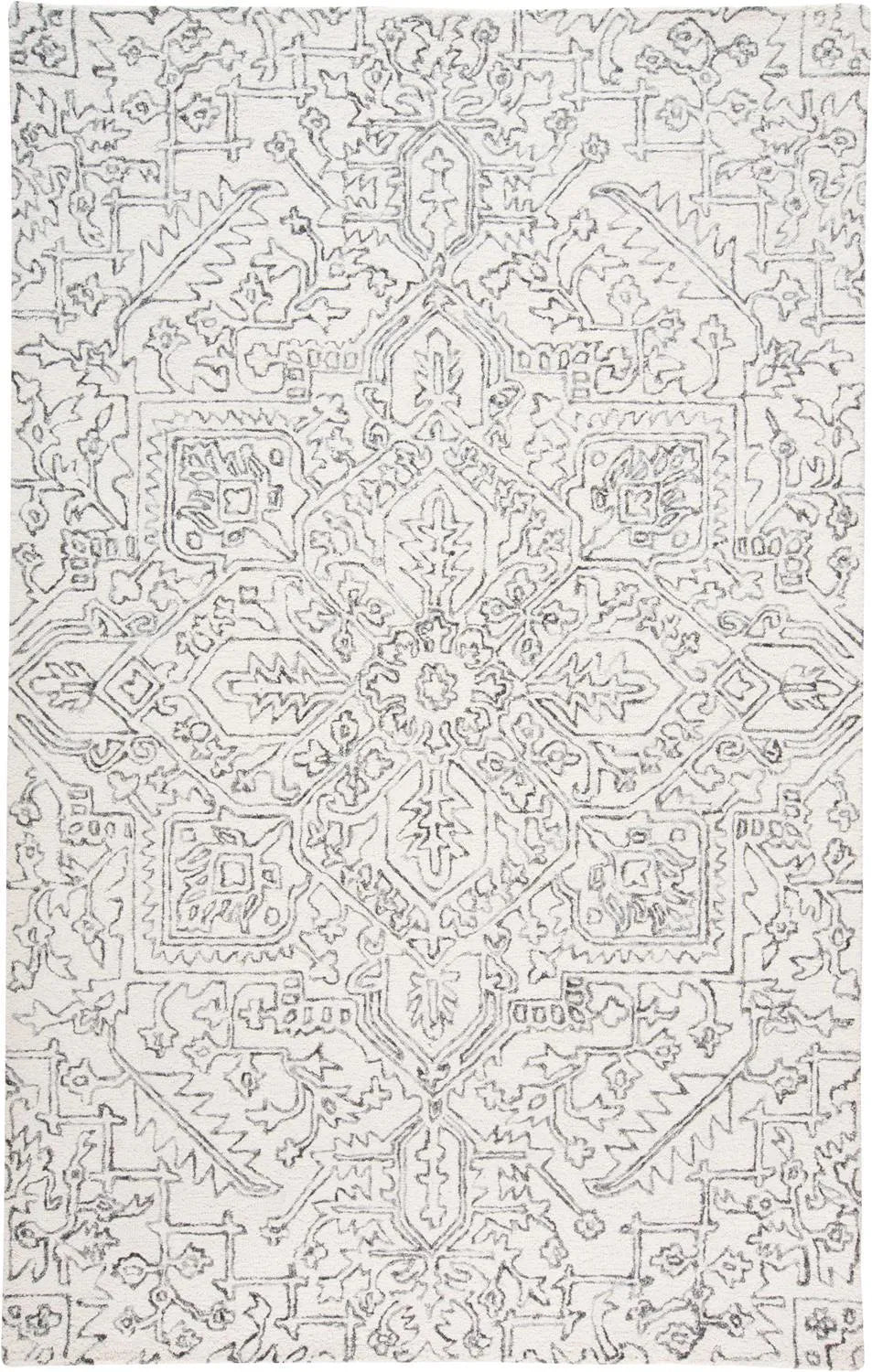 Belfort 8778F Ivory/Gray Rug - Baconco