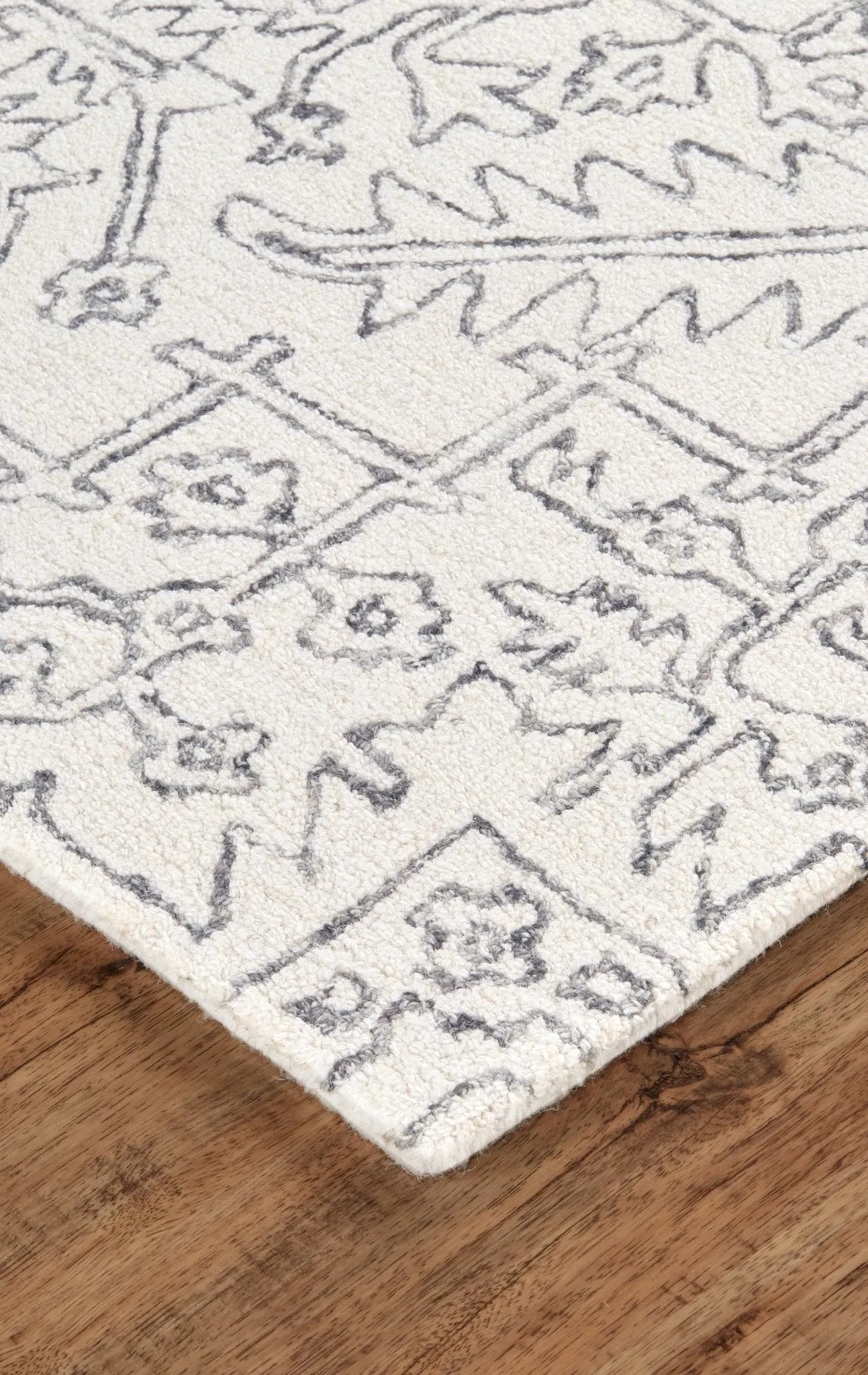 Belfort 8778F Ivory/Gray Rug - Baconco