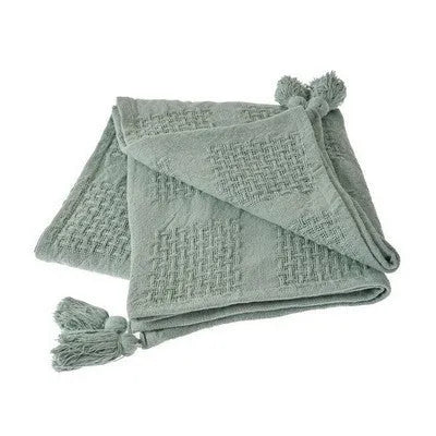 Belgium 80162MIJ Misty Jade Throw Blanket - Baconco