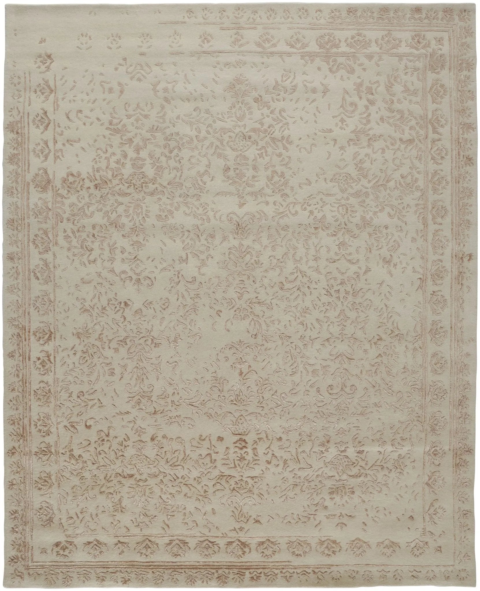 Bella 8014F Beige/Pink Rug - Baconco