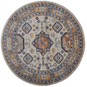 Bellini I3137 Blue/Orange Rug - Baconco