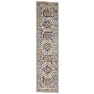 Bellini I3137 Blue/Orange Rug - Baconco