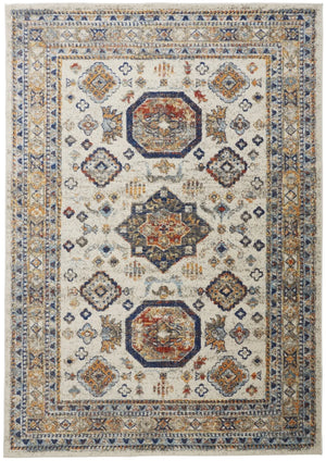 Bellini I3137 Blue/Orange Rug - Baconco