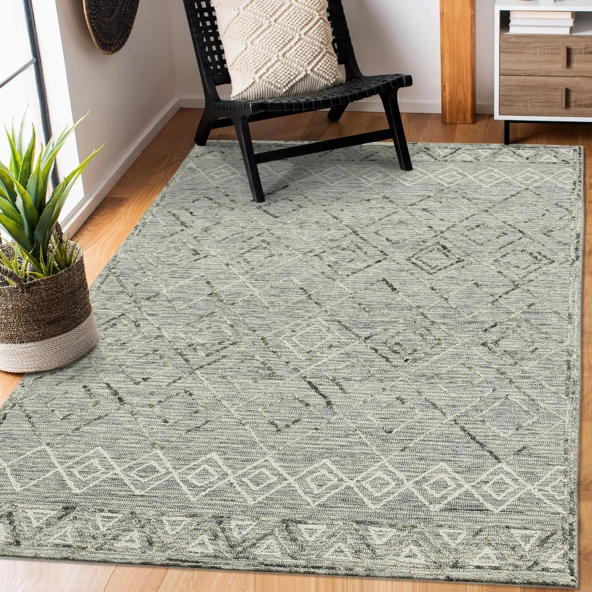 Berlin BER-2 Light Grey Rug - Baconco