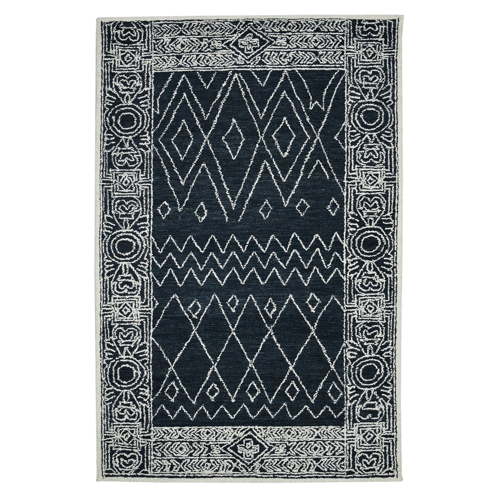 Berlin BER-6 Charcoal Rug - Baconco