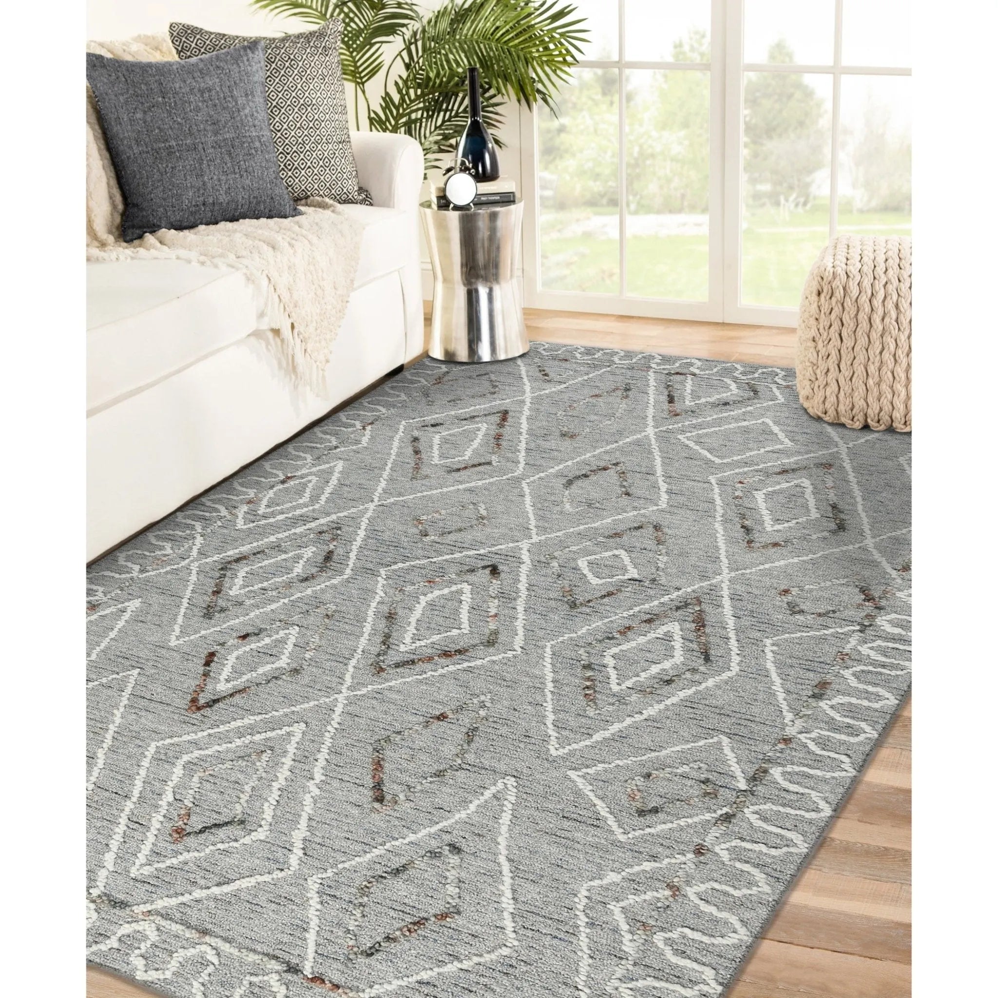 Berlin BER-7 Light Grey Rug - Baconco