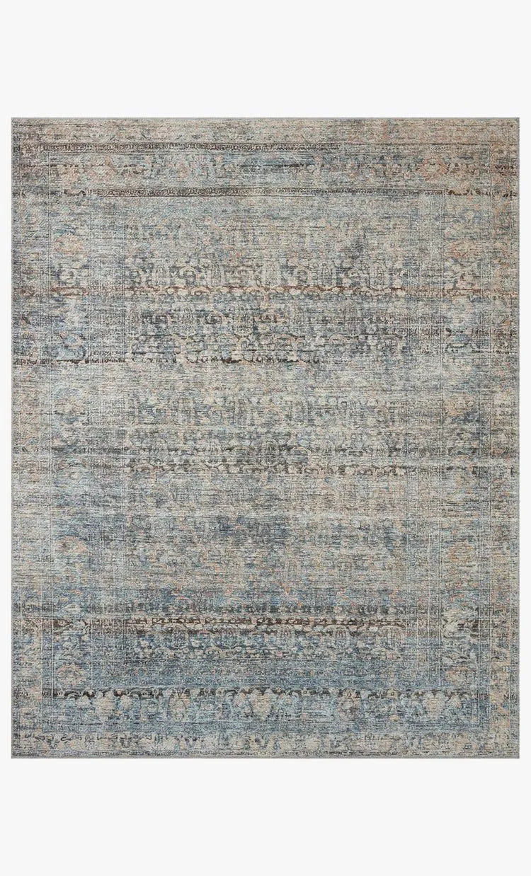 Billie BIL-05 Denim/Blush Rug - Baconco