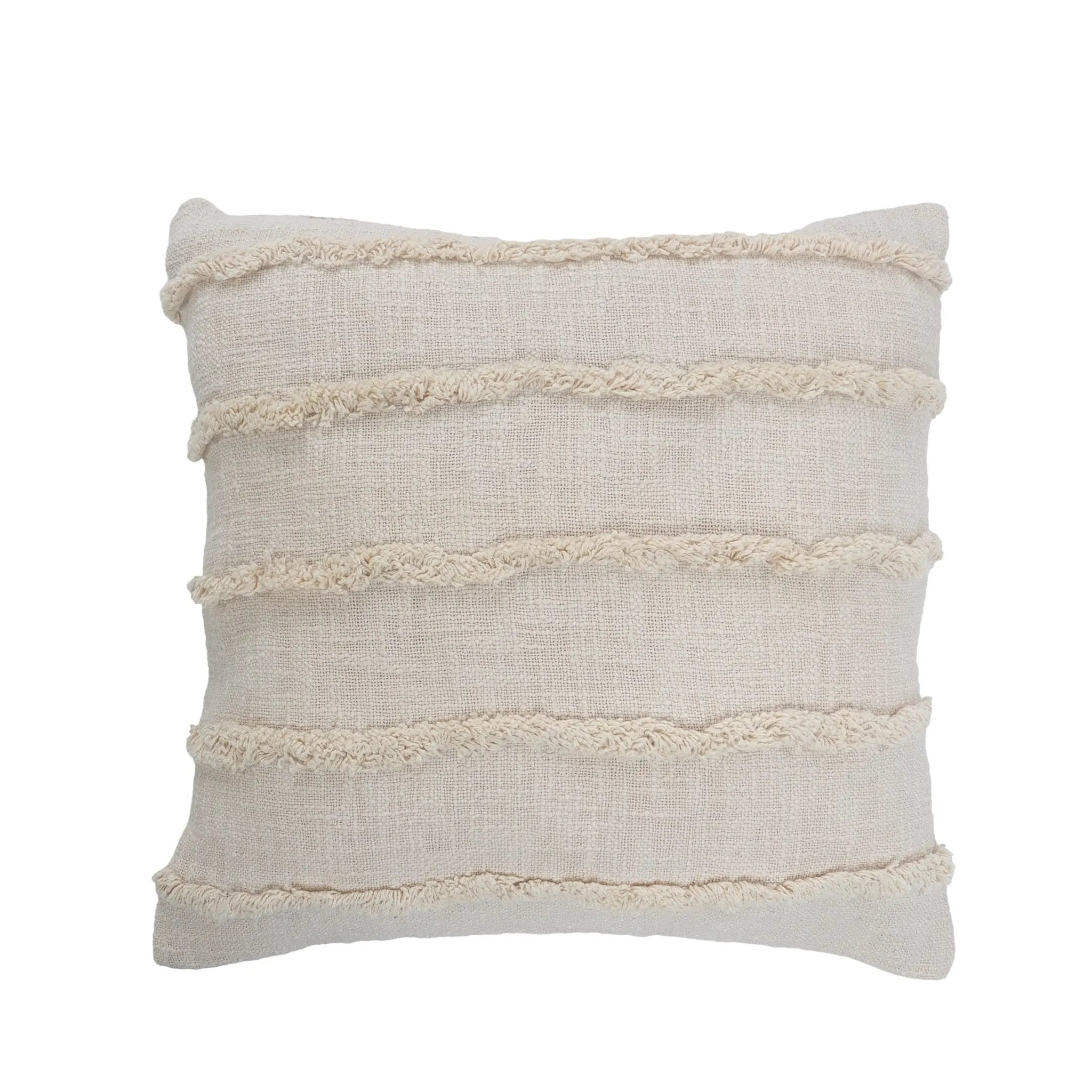 Birch Overtufted Solid LR07510 Throw Pillow - Baconco