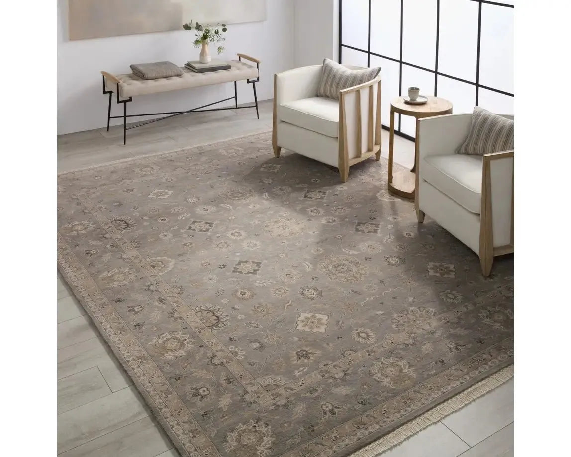 Biscayne BS18 Grey/Beige Rug - Baconco