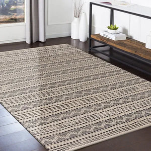 Bleached Naturals 81432BKJ Jet Black Rug - Baconco