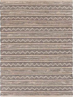 Bleached Naturals 81432BKJ Jet Black Rug - Baconco