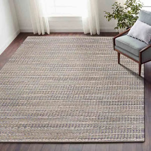 Bleached Naturals LR81437 Illusion Blue /Infinity Rug - Baconco