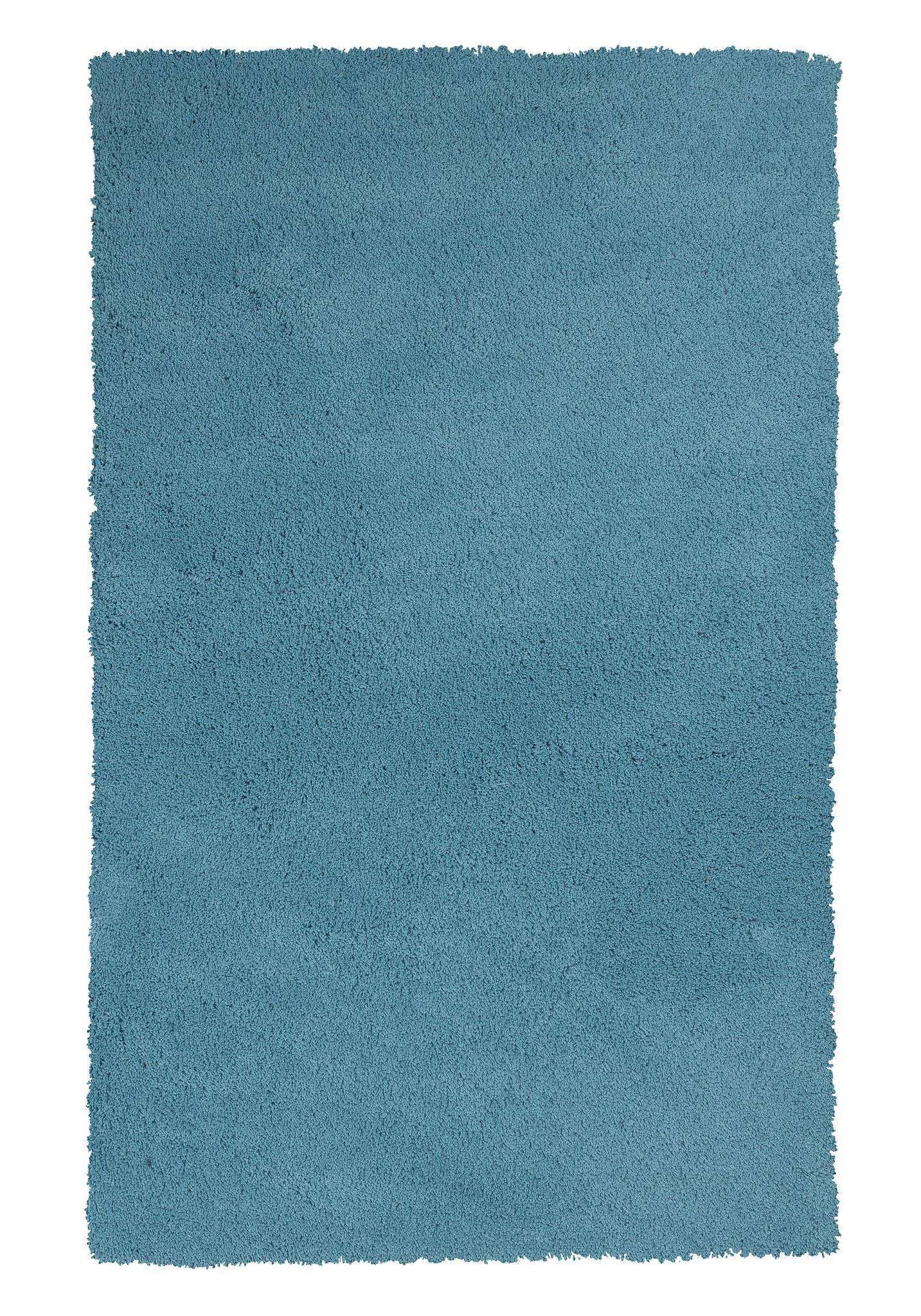 Bliss 1577 Shag Highlighter Blue Rug - Baconco