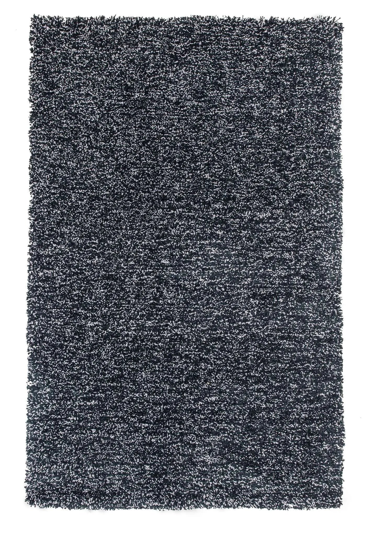 Bliss 1583 Shag Black Heather Rug - Baconco