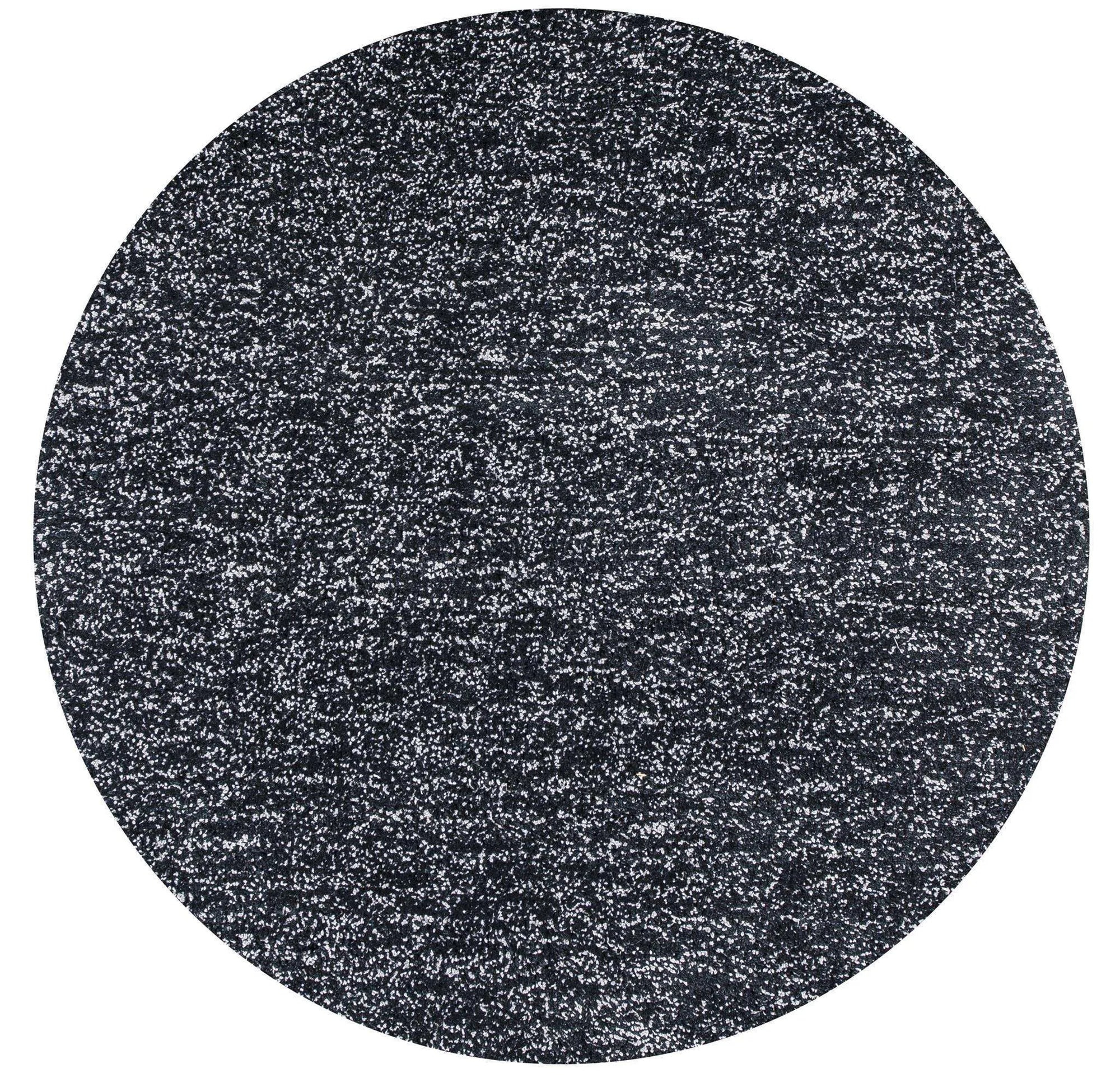 Bliss 1583 Shag Black Heather Rug - Baconco