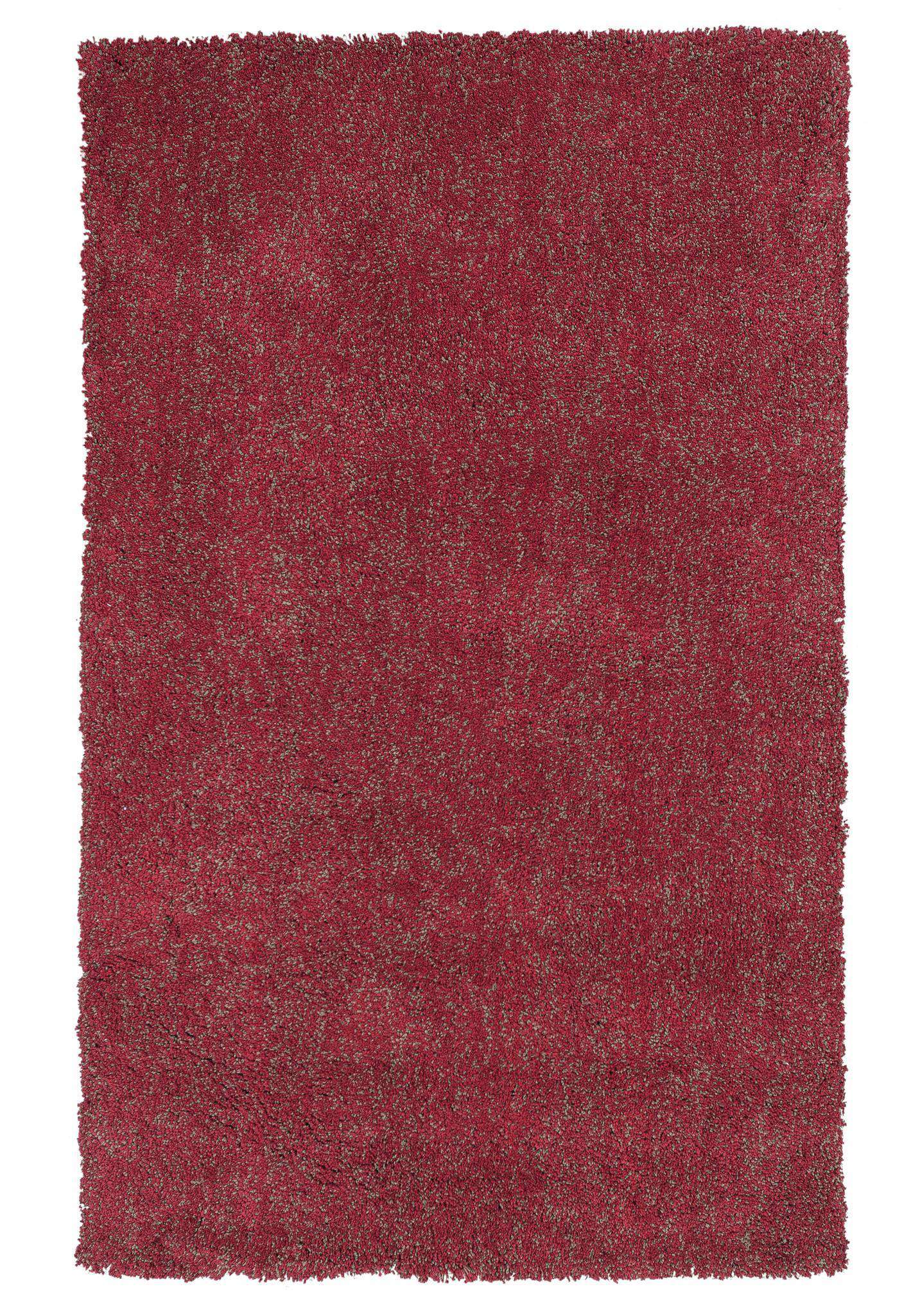 Bliss 1584 Shag Red Heather Rug - Baconco