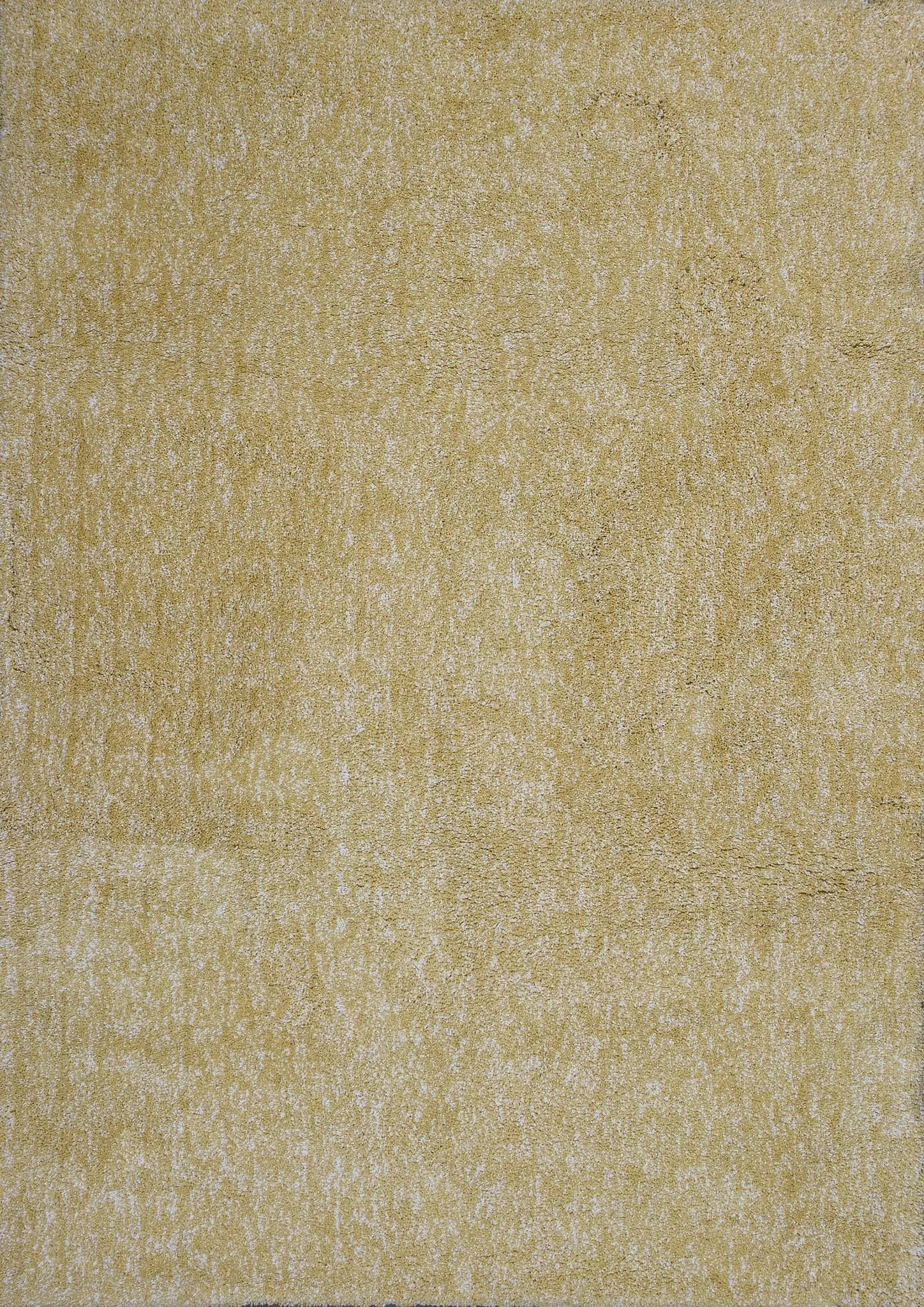 Bliss 1586 Shag Heather Yellow Rug - Baconco