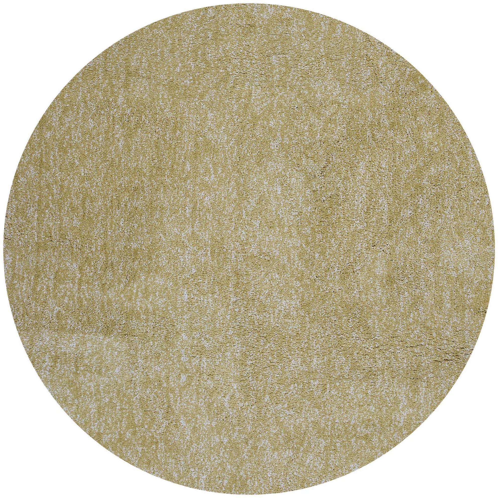 Bliss 1586 Shag Heather Yellow Rug - Baconco