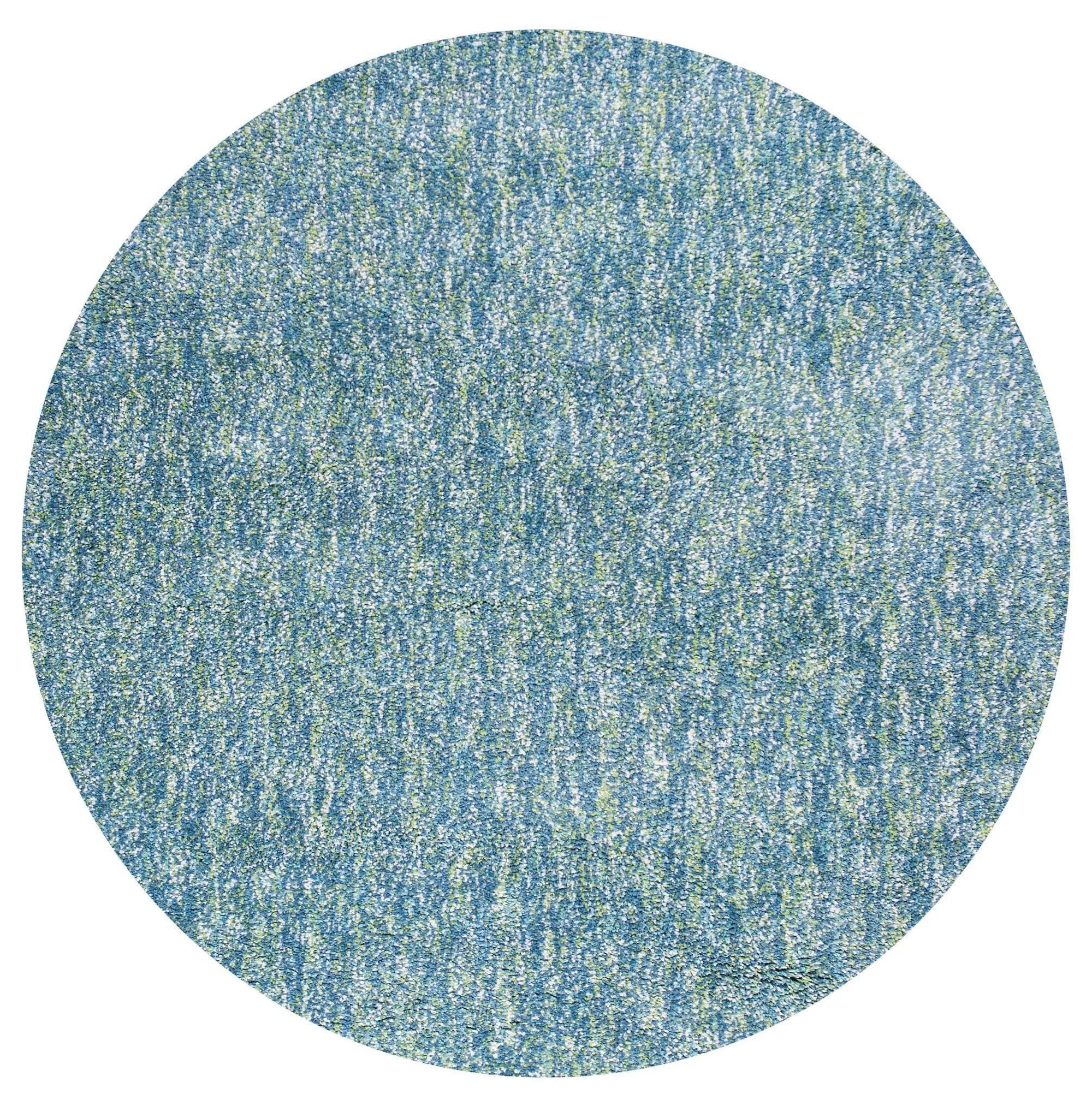 Bliss 1588 Shag Seafoam Heather Rug - Baconco