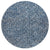 Bliss 1589 Shag Indigo/Ivory Heather Rug - Baconco