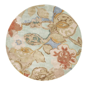 Blue BL71 Petal Pusher Aqua Foam Rug - Baconco