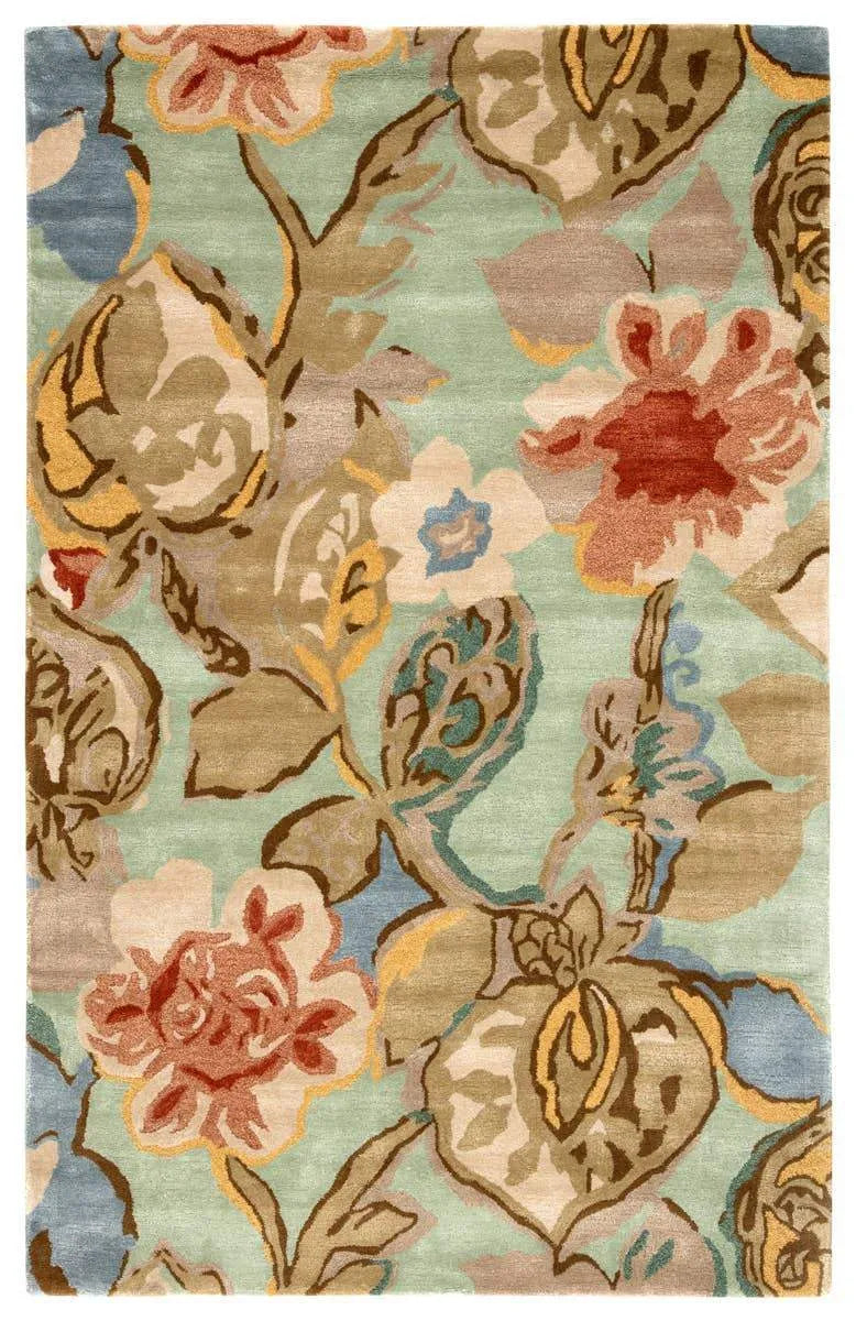 Blue BL71 Petal Pusher Aqua Foam Rug - Baconco