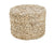 Bluffs BUF01 Beige/Brown Pouf - Baconco