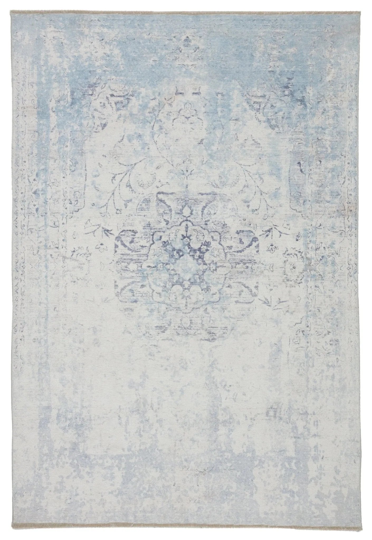 Boheme BOH07 Contessa Blue/White Rug - Baconco