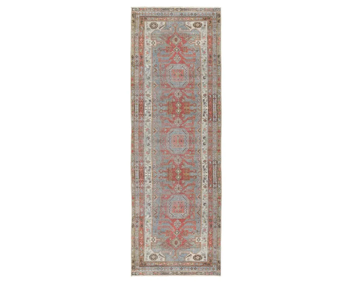 Boheme Boh10 Palazza Gray/Orange Rug - Baconco