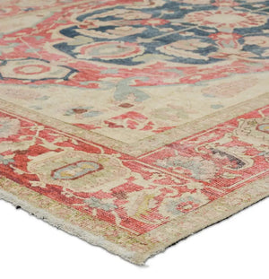 Boheme BOH23 Red/Blue Rug - Baconco