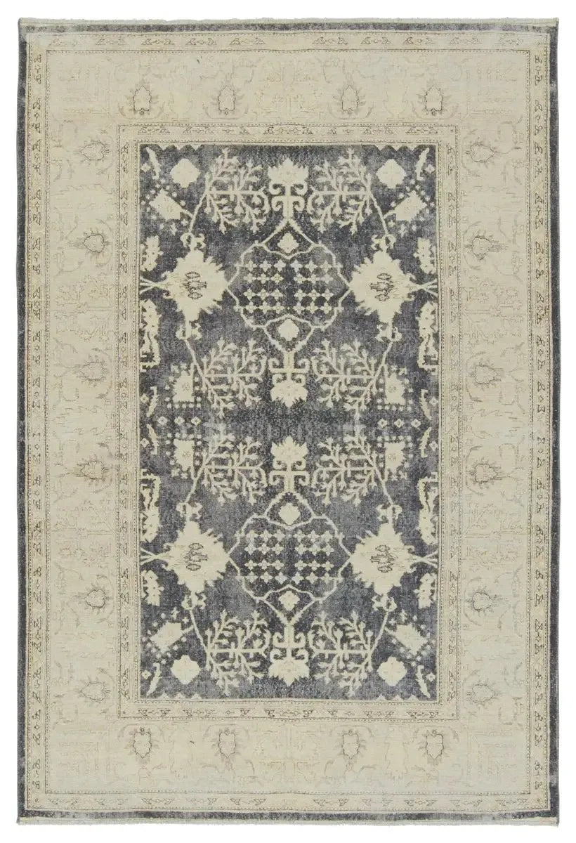 Boheme BOH24 Cream/Grey Rug - Baconco