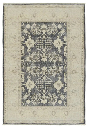 Boheme BOH24 Cream/Grey Rug - Baconco