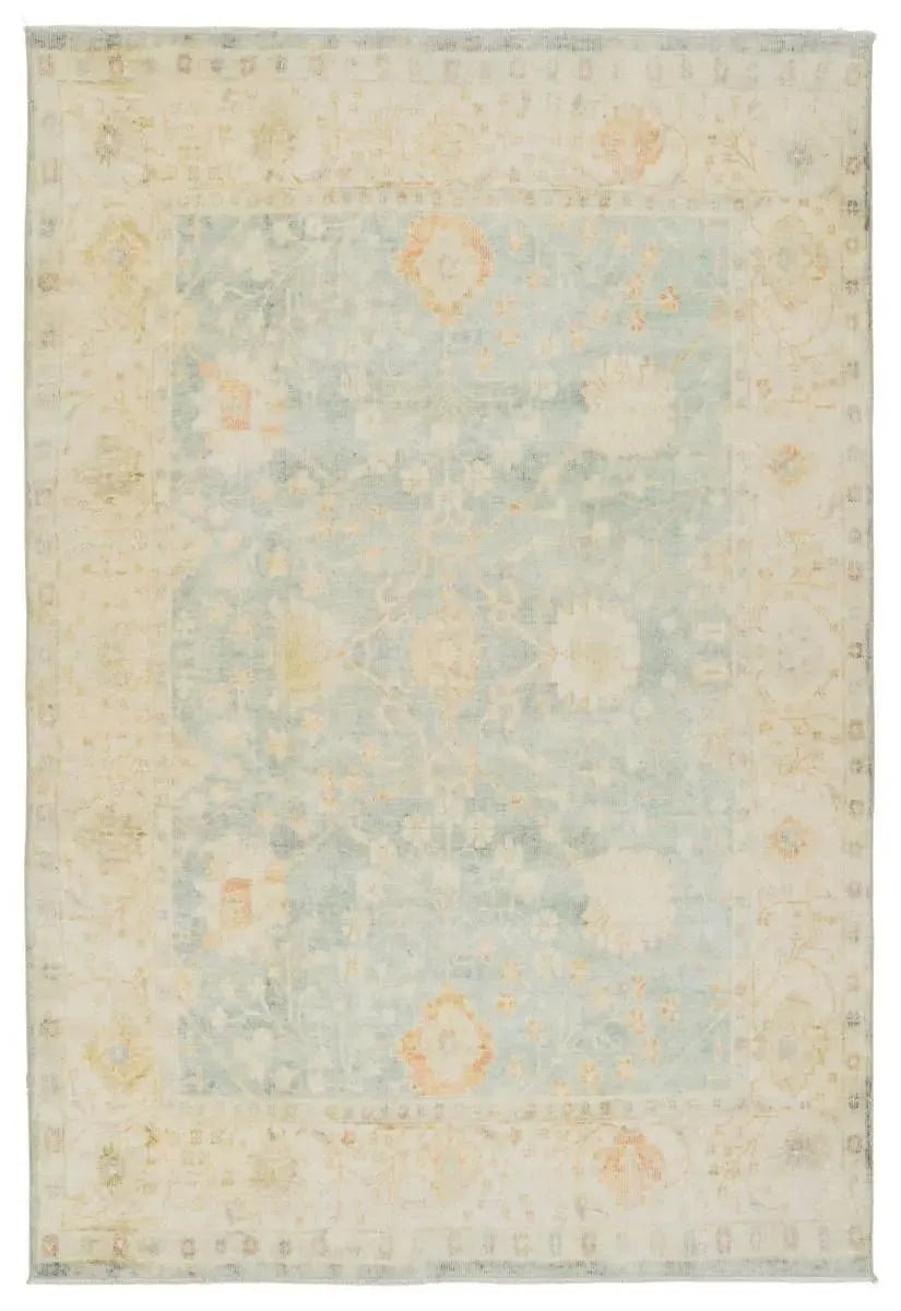 Boheme BOH27 Light Blue/Yellow Rug - Baconco