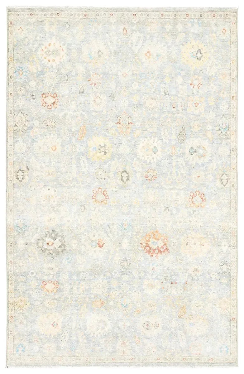 Boheme BOH28 Light Blue/Cream Rug - Baconco