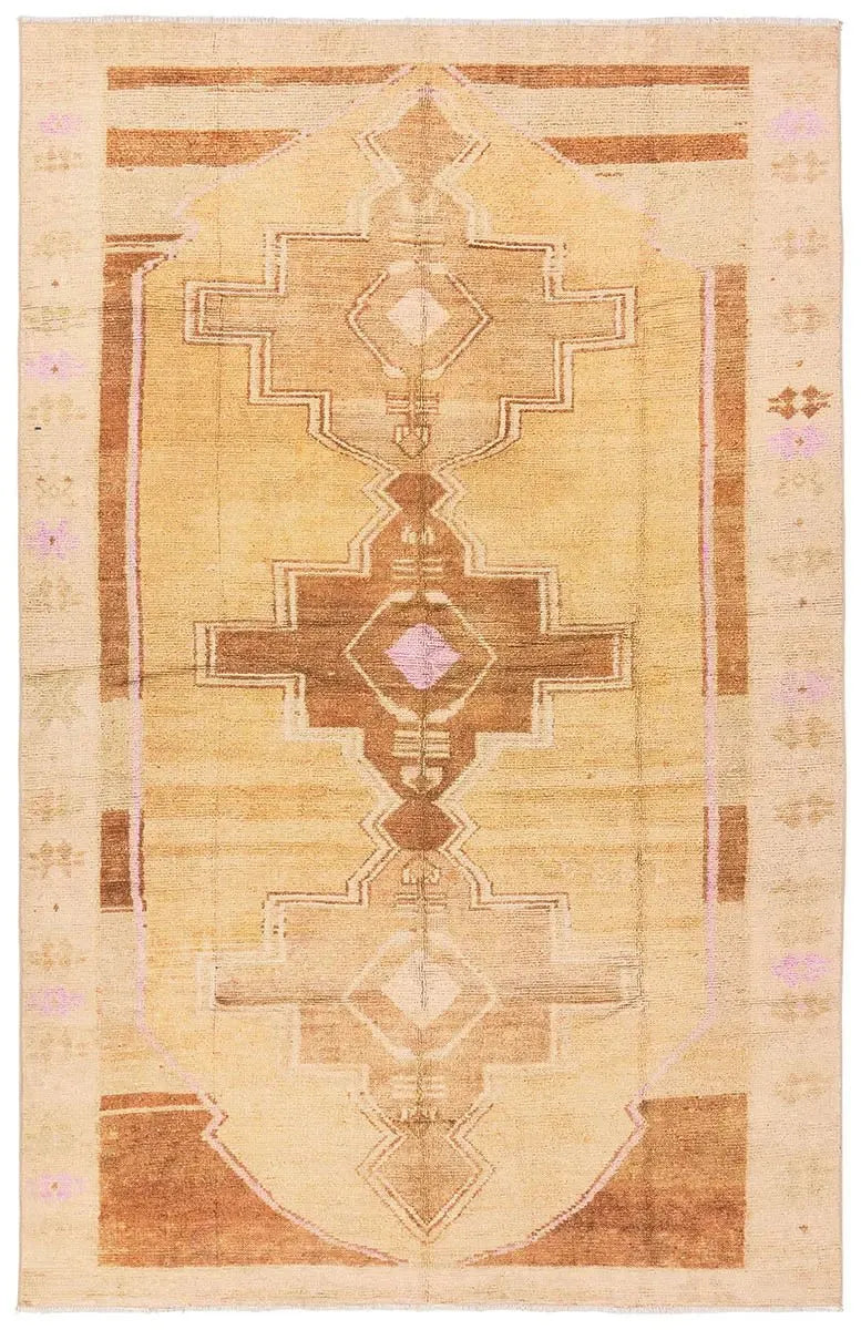 Boheme BOH29 Tan/Pink Rug - Baconco