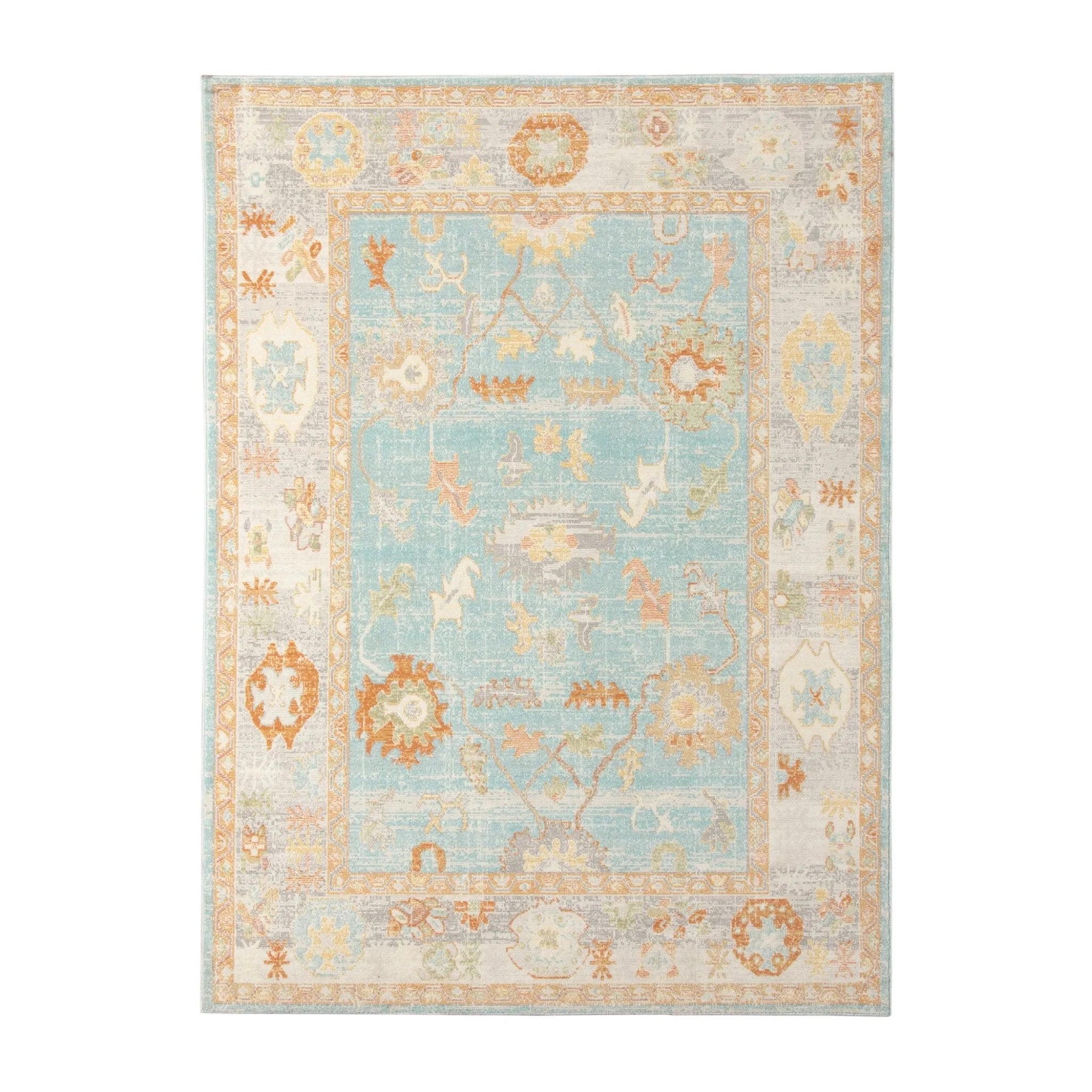 Bohemian BHM-3 Aqua Rug - Baconco