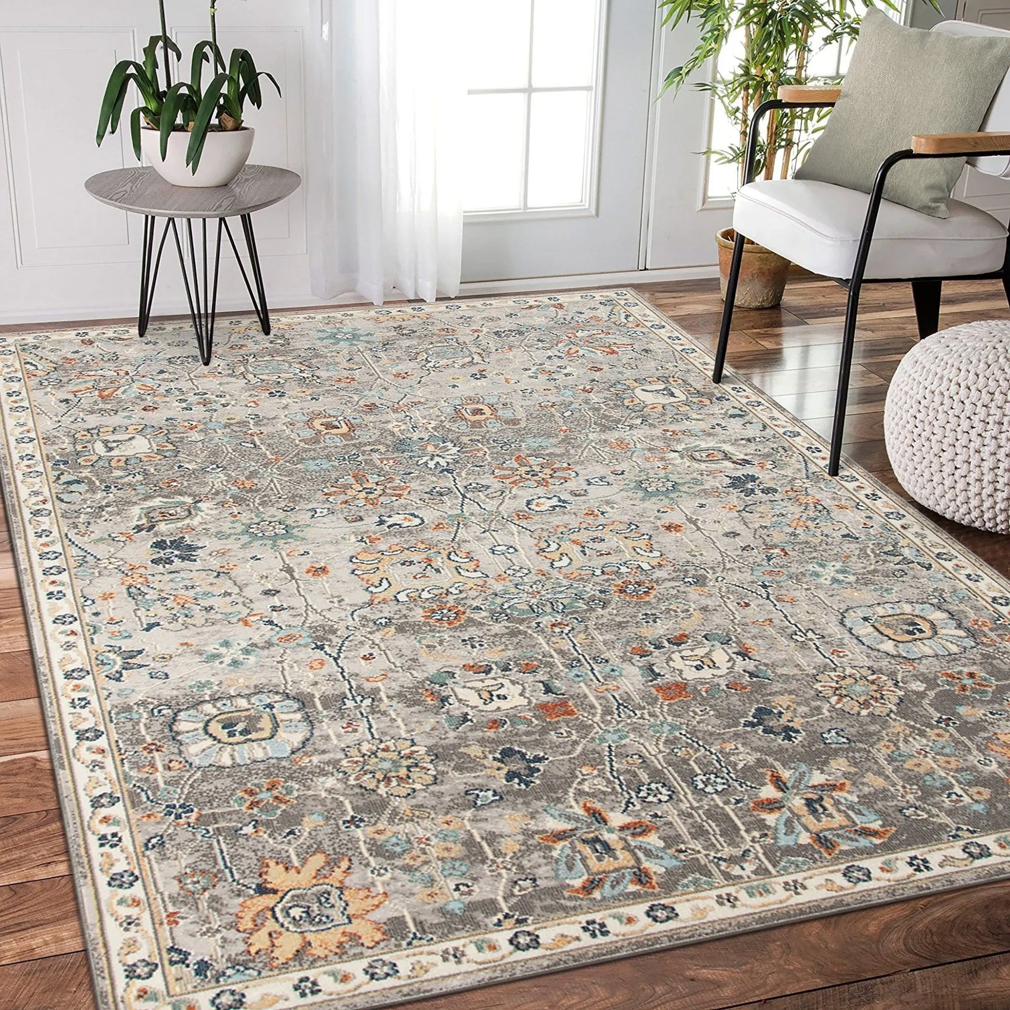 Bohemian BHM-6 Grey Rug - Baconco