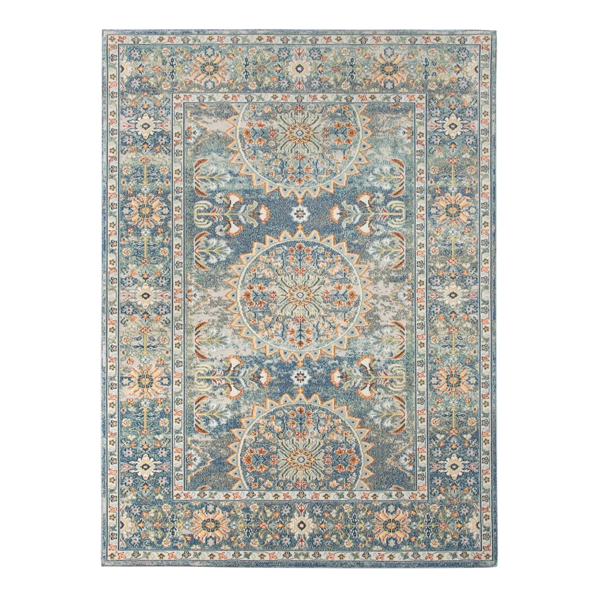 Bohemian BHM-7 Blue Rug - Baconco