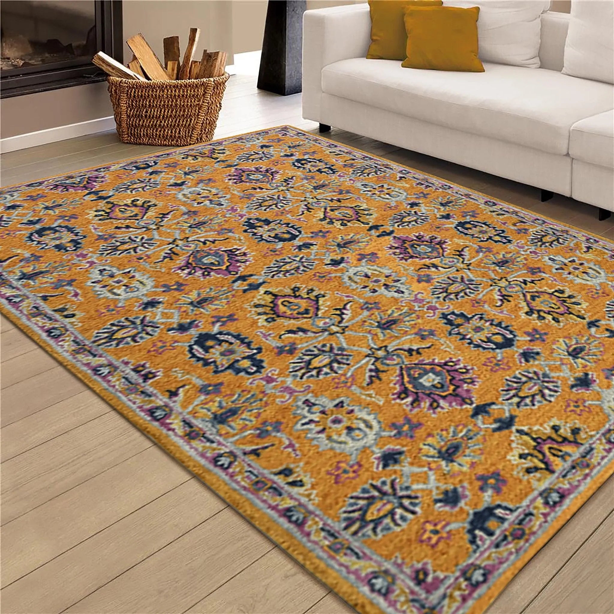 Boho BOH-1 Orange Rug - Baconco