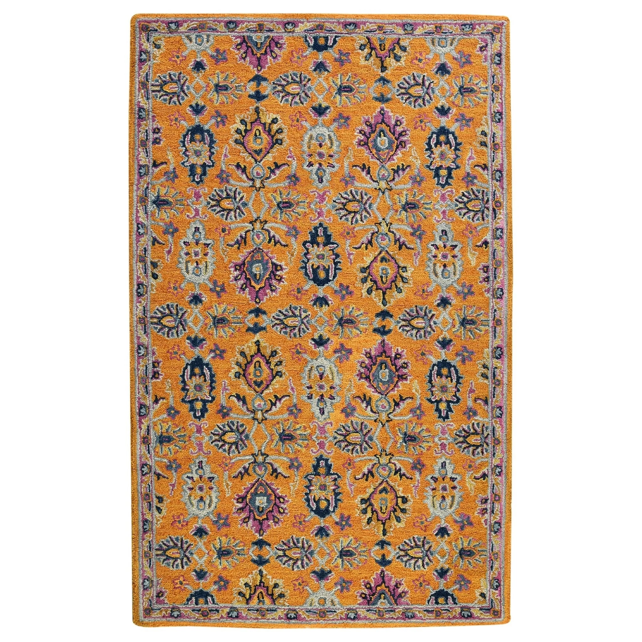 Boho BOH-1 Orange Rug - Baconco