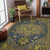 Boho BOH-6 Blue/Yellow Rug - Baconco