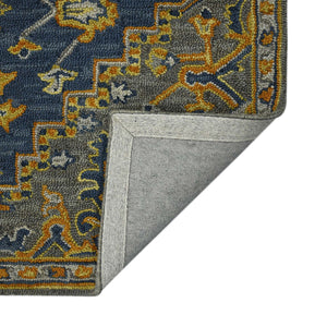 Boho BOH-6 Blue/Yellow Rug - Baconco