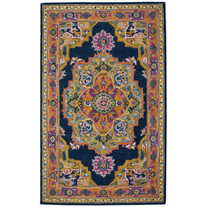 Boho BOH-8 Navy/Pink Rug - Baconco