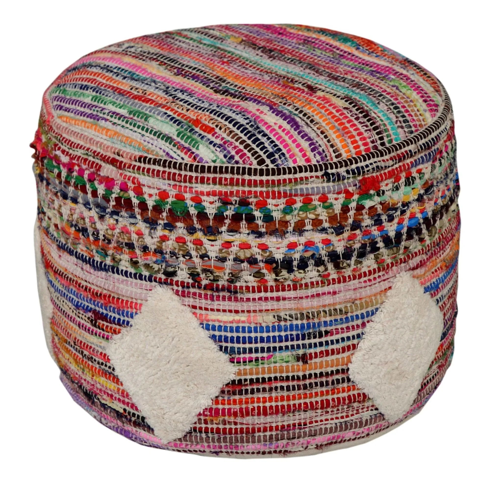 Boho Geometric LR99716 Pouf - Baconco