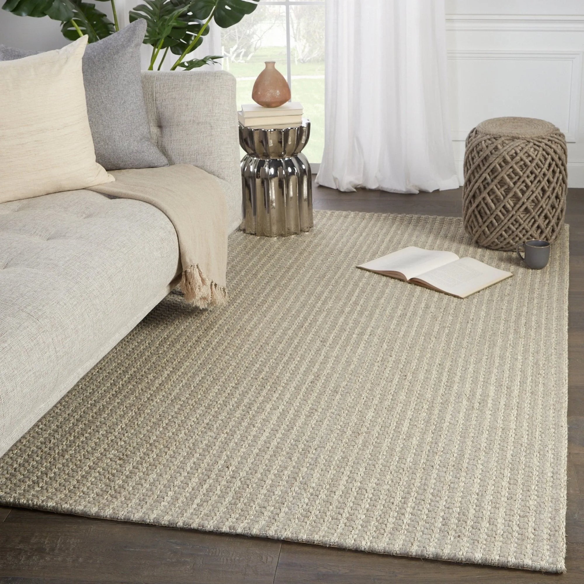 Bombay Bob03 Fetia Light Gray Rug - Baconco